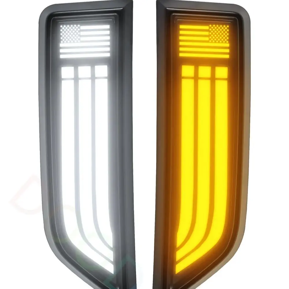 

Боковые вытяжки, вентиляционные указатели поворота, подходят для Ford Bronco Sport Fender 2021-2025 гг., указатель поворота, дневные огни, аксессуары