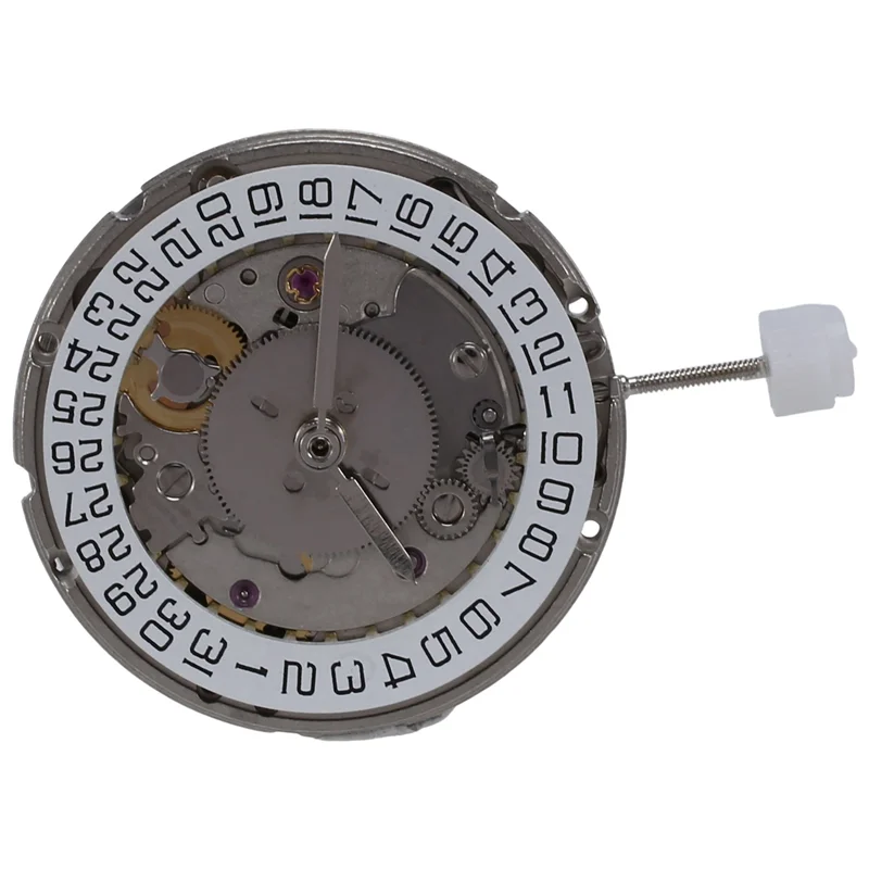 

4 Hands Watch Movement 25 Jewels 2836 Automatic Mechanical Watch Movement Date At 3 O'Clock for ETA 2836-2 GMT Silver