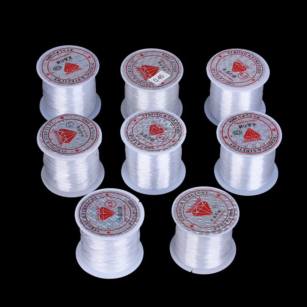 

1Roll 0.2-0.6mm Nylon Fishing Line Durable Fish Lines Sea Fishing Line Crystal Fishing Wire Fishing Tackle Accessories