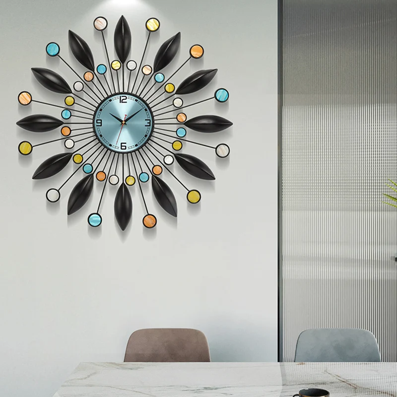 

Silent Luxury Large Wall Clock Decorative Stylish Wall Clock Modern Design Watches Horloge Murale Living Home Room Decor
