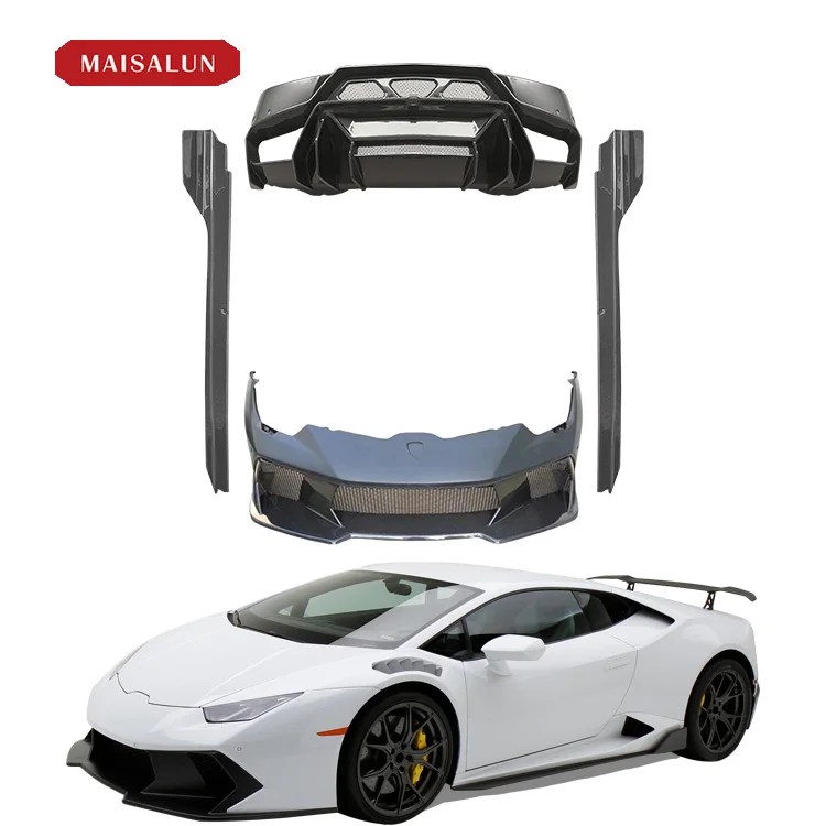 Karosseries-bausназ aus hochwertiger V-стиль-Kohlefaser для Lamborghini Huracan LP610 с передним/задним фоном