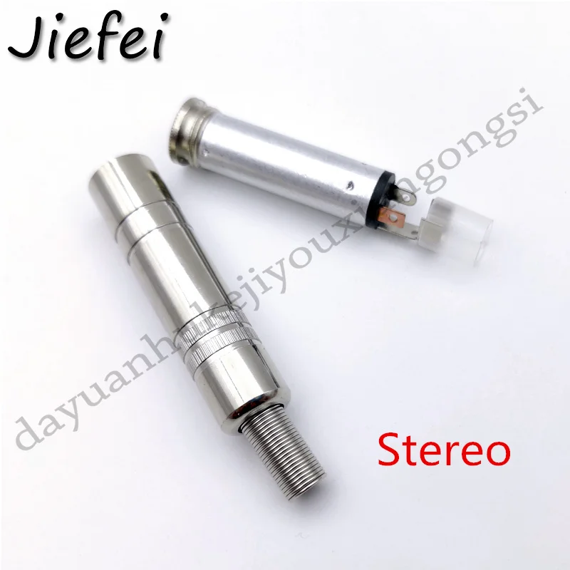 

5-100 шт. DIY 6,35 мм 6,3 мм 6,5 мм 1/4 дюймов 2/3 полюсный разъем TRS гнездо женский моно/стерео аудио разъем микрофон провода припоя Тип