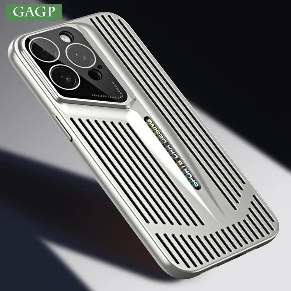 Чехол для телефона с охлаждением и отверстием отвода тепла iPhone 16 15 14 13 12 Pro Max Plus