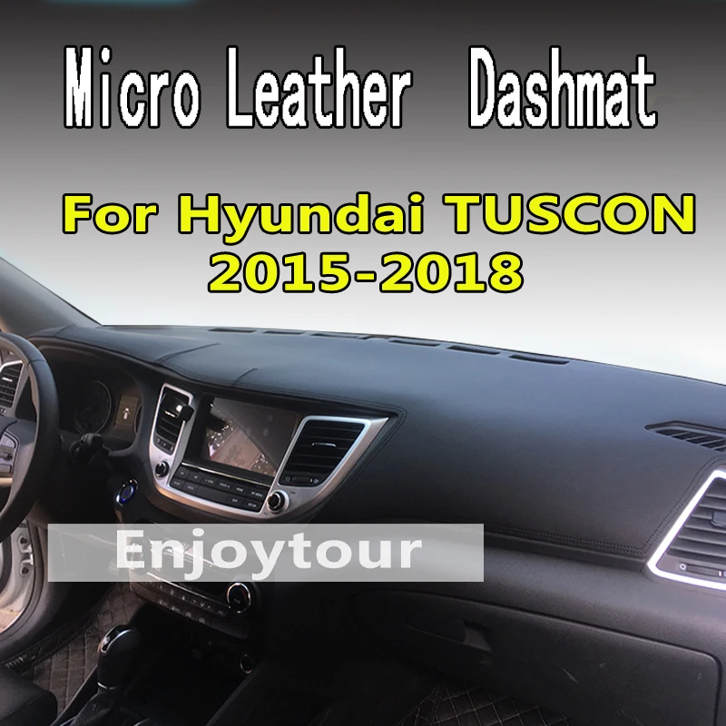 

Кожаный коврик для приборной панели Hyundai Tucson 2015 - 2018