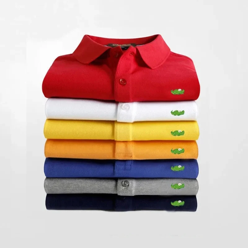 Wear Men Summer New High End Embroidery Men's Polo Shirt Casual Short Sleeve Polo Shirt Men's Brand Top
