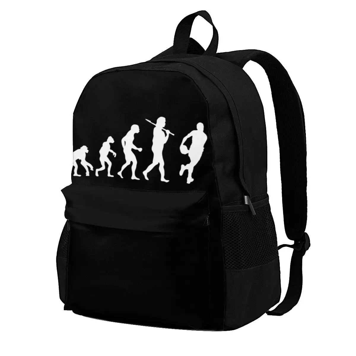 

Rugby Evolution Backpacks football game union six nations Running Unisex Soft Backpack Fun Polyester Bags