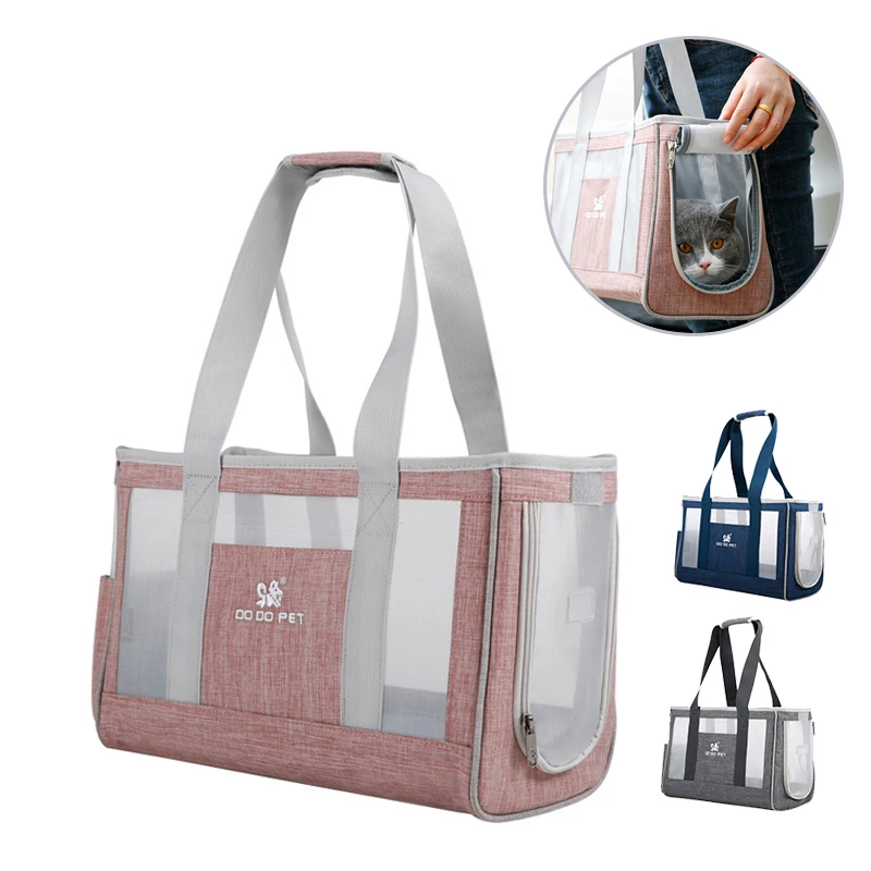 

Cat Carrier Bag Transporter Portable Breathable Pet Dog Single Shoulder Bags Light Portable Dog Handbag Durable Travel Puppy Bag