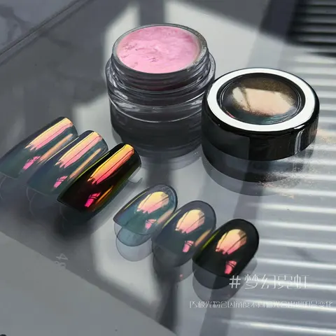 MAFANAILS Ледяная прозрачная хромированная пудра для ногтей 0,2 г