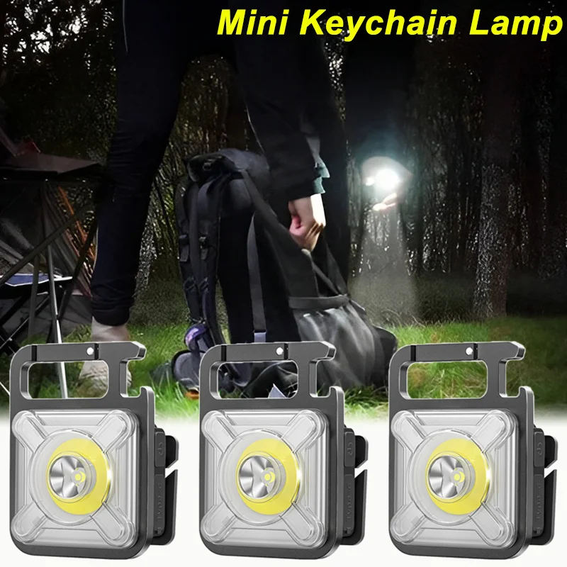 

Portable Emergency Working Lamp Multifunctional 11Modes COB camping tent lantern IPX4 Waterproof Bottle Opener with Magnet Hook