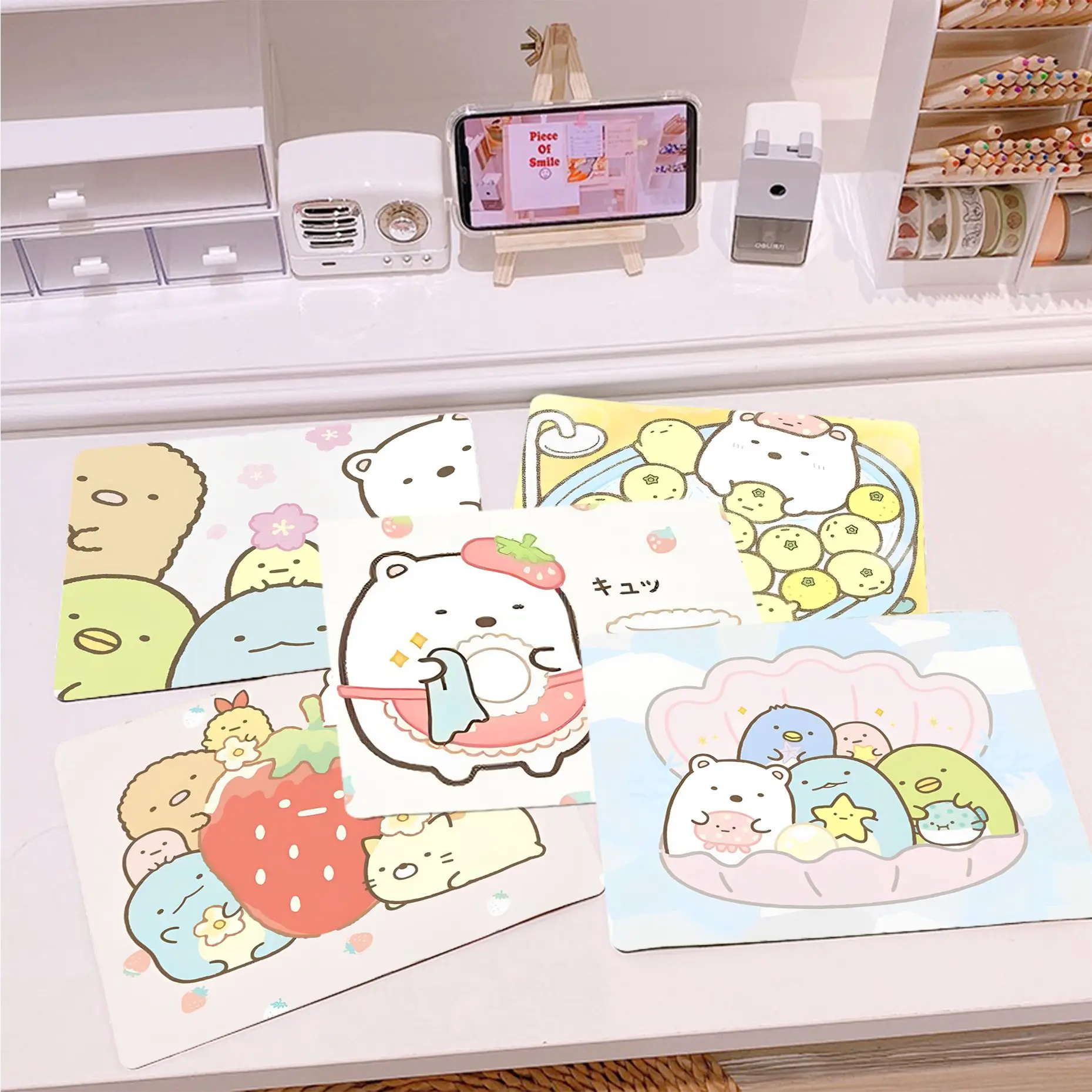

Sumikko Gurashi DIY Speed Version Game Computer Keyboard Office Table Mat Cheapest Cup Mats For PC Gamer Mousemat