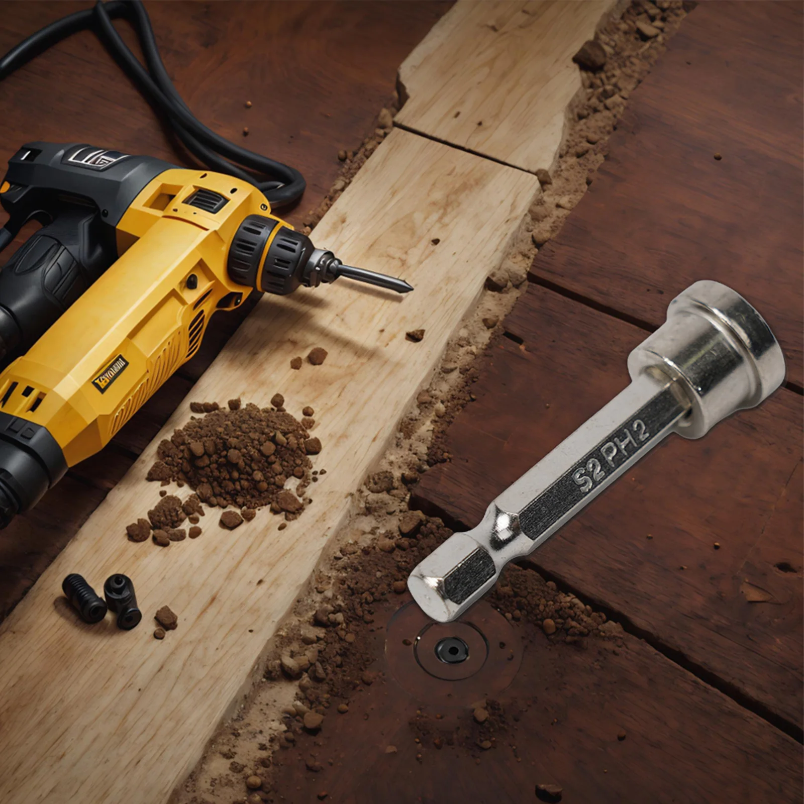 Биты для гипсокартона отвертки деревообрабатывающие инструменты 1/4 дюйма