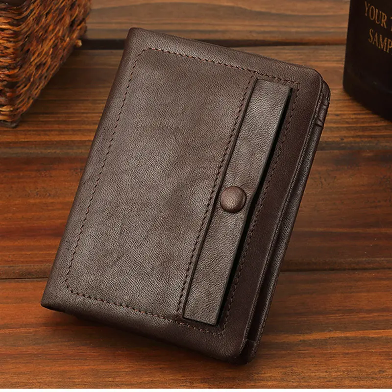 Wallets for Men PU Leather Coin Purse Hasp Bag Standard Wallet Men Coin Bag Card Holder Money Bags Carteras Para Mujer Monederos