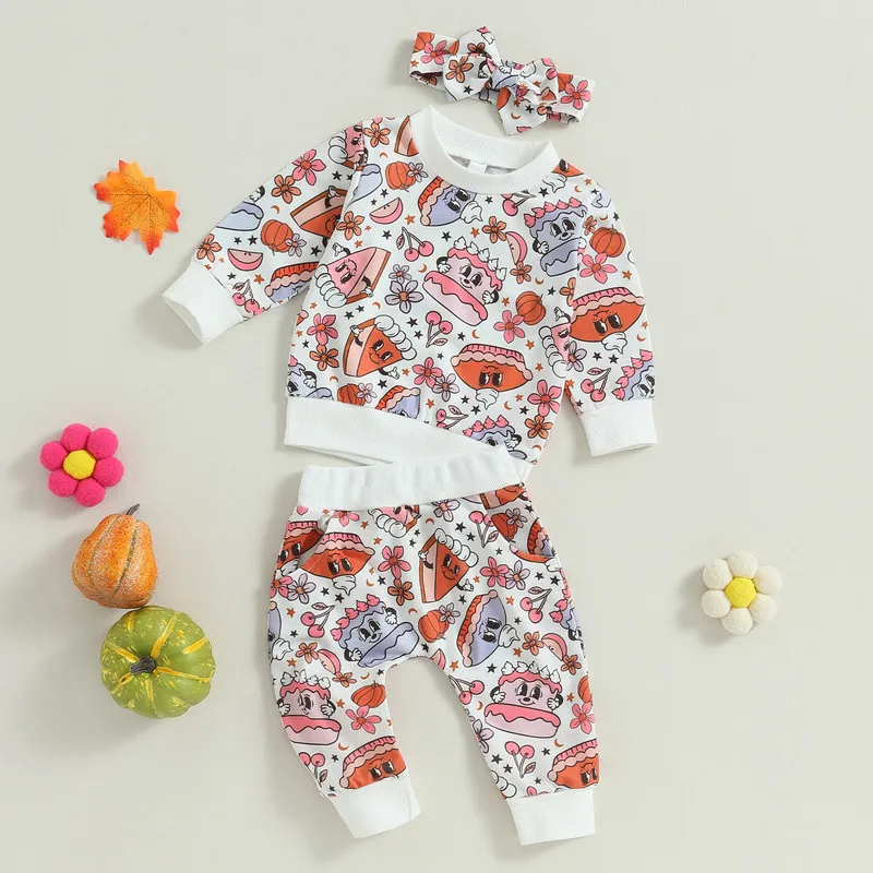 

Брюки и Топ с длинным рукавом для новорожденных, на весну/осень