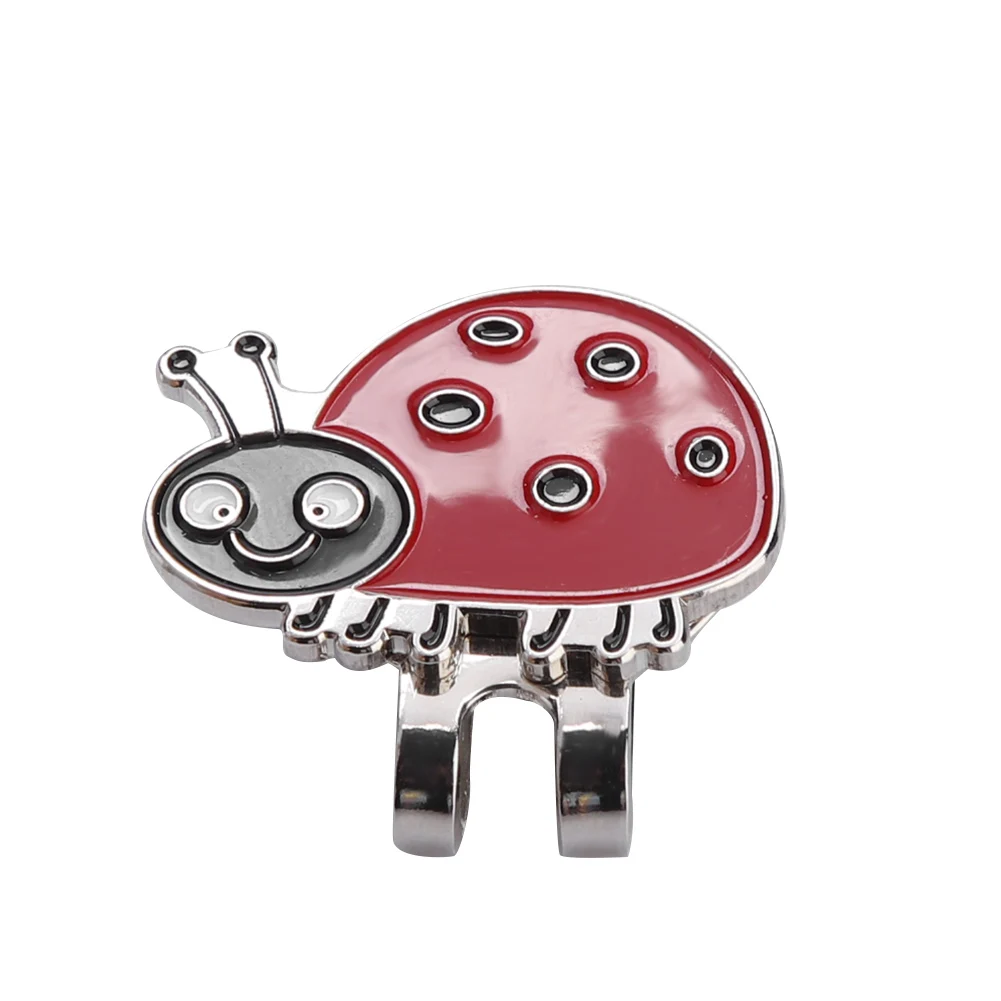 

Durable Stainless Steel Golf Hat Cap Clip with Magnetic Ball Marker Accessory LadybugGolf Clip