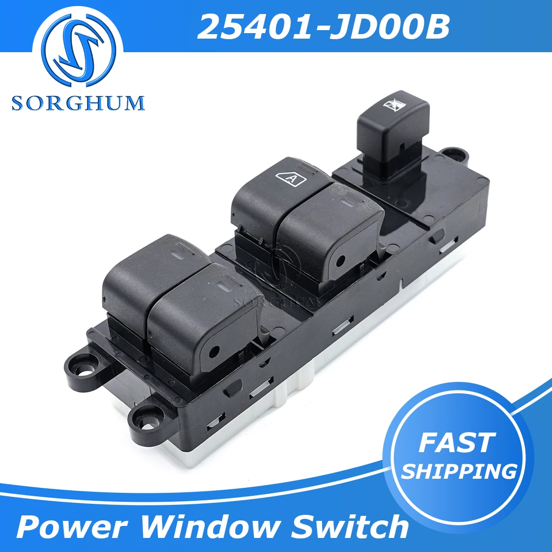 

Sorghum 25401-JD00B Glass lifter Switch Power Window Control Panel 25401JD00B For Nissan Qashqai Navara Pathfinder 25401-EB30A