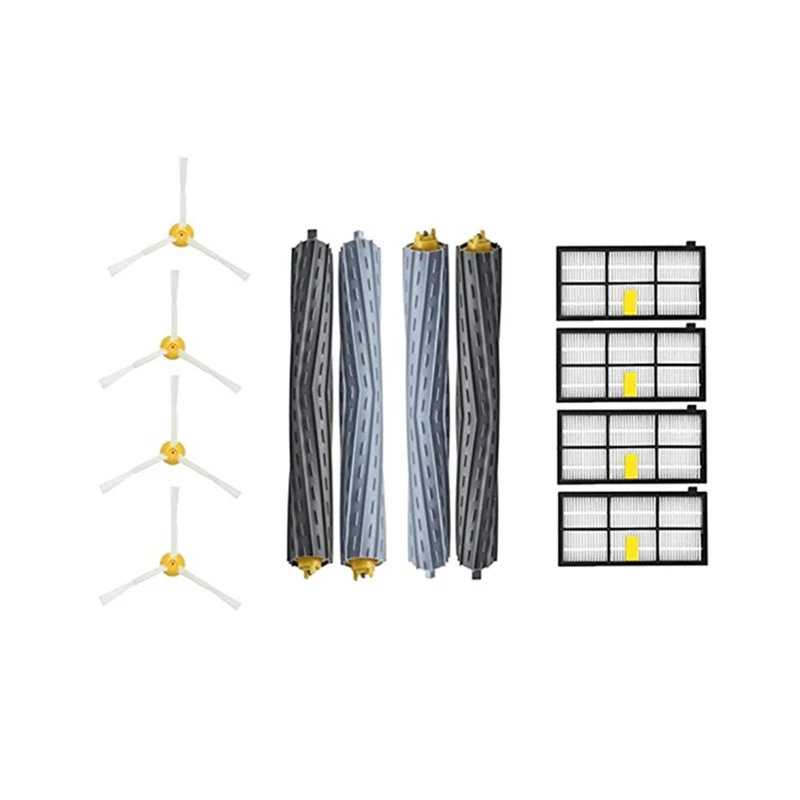 

1Set HEPA Filters & Brushes Kit For Irobot Roomba 800 900 Series 860 870 880 890 960 980 990 Robot Vacuum Cleaner Parts