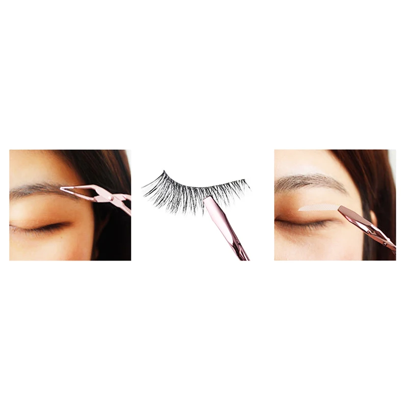 Профессиональный пинцет для бровей из нержавеющей стали обрезки волос в носу