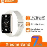 xiaomi mi band 7 pro smart bracelet 1 64 amoled screen blood oxygen fitness traker mi smart band 7 pro gps 5atm waterproof