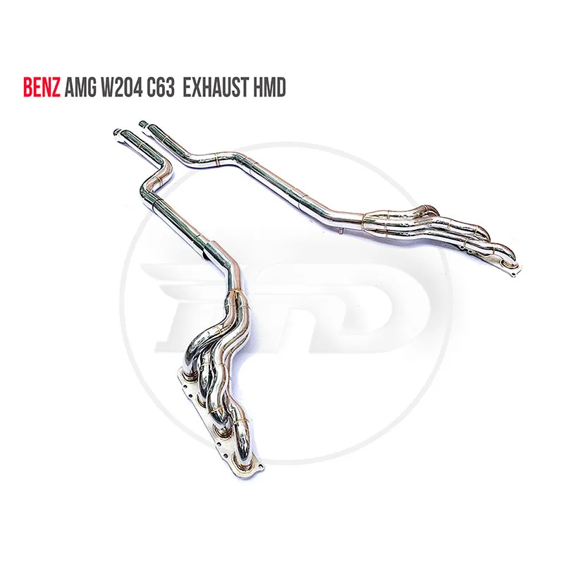 

HMD Exhaust Manifold Downpipe for Benz W204 W205 C63 C43 E43 Car Accessories With Catalytic Converter Header Without Cat Pipe