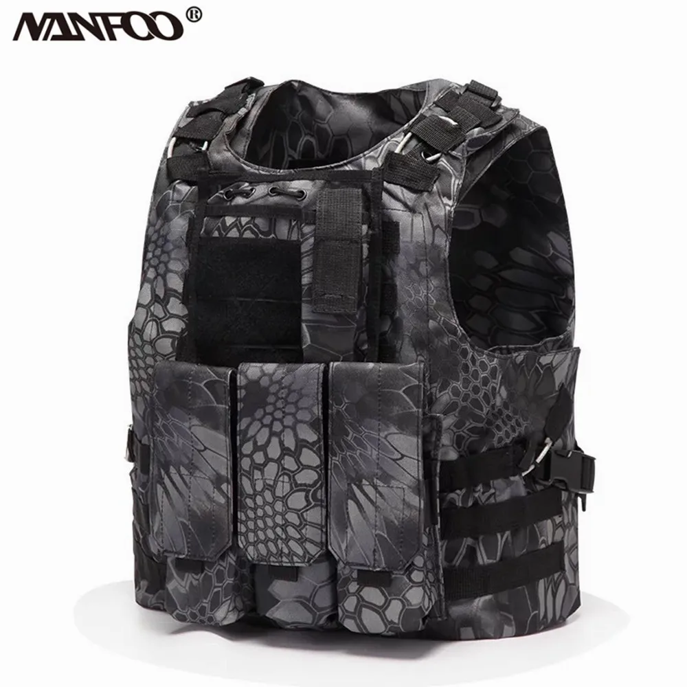 

Waterproof CS Training Tactical Amphibious Vest Outdoor Equipment Protective Clothes Molle System Tactical Sleeveless Garment