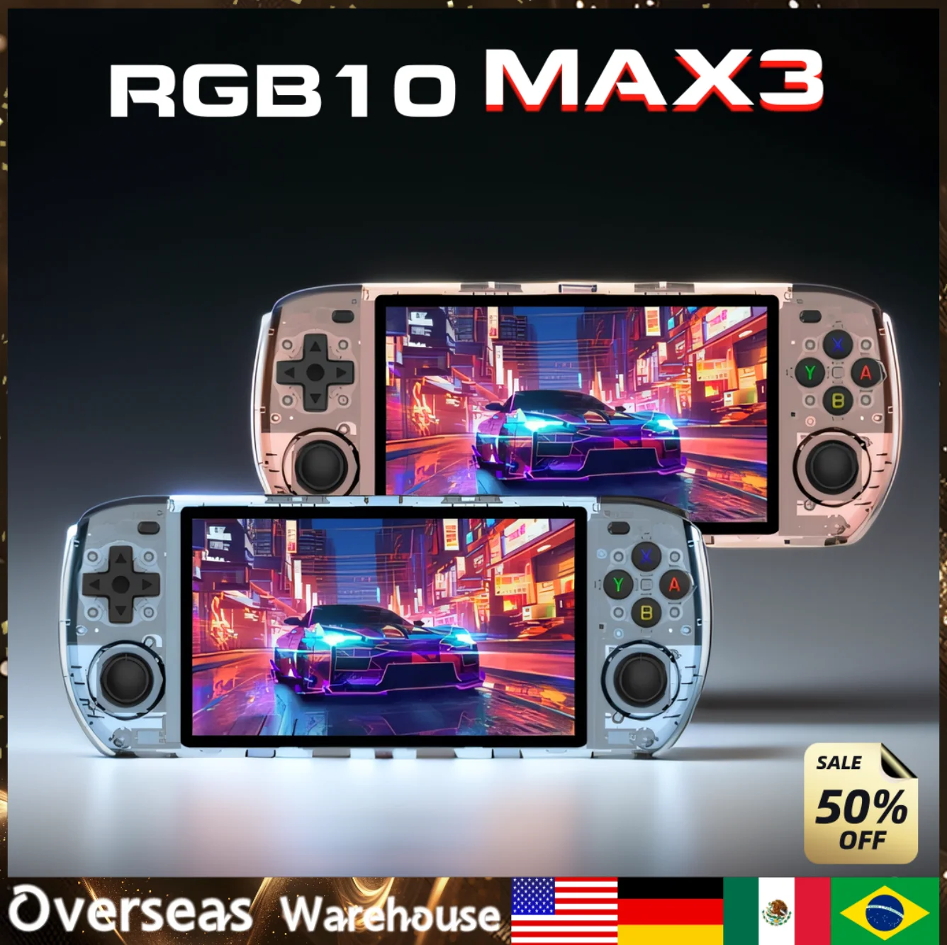 Игровая консоль POWKIDDY RGB10 MAX3