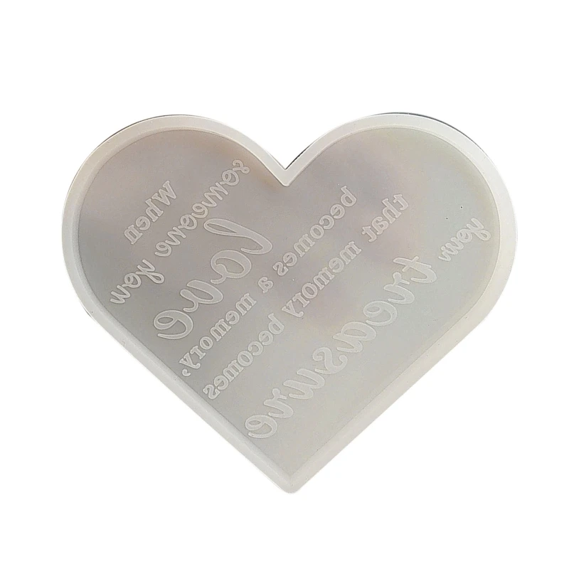 

N58F Heart Photo Frame Drop Glue Mold Diy Creative Love Photo Frame Wall Pendant Decoration Photo Frame Pendant Silicone Mold