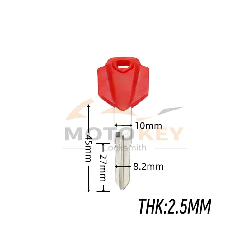 Фото Запасные необработанные ключи для мотоциклов QJMOTOR SRV250, SRV300, SRV400, QJ250GS-29, Sai 250, 800 Race, 600RS Race и 900 Race №2