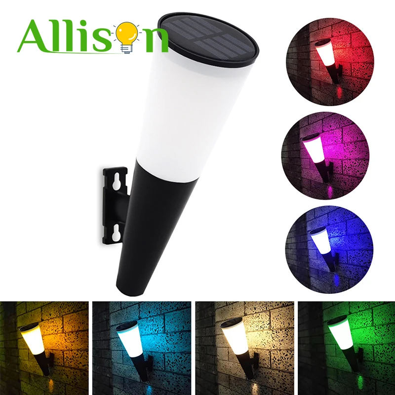 

Solar Wall Light Outdoor Two-color Waterproof Solar Light Room Decoration Courtyard Layout Courtyard Sunlight For Circuit Lights