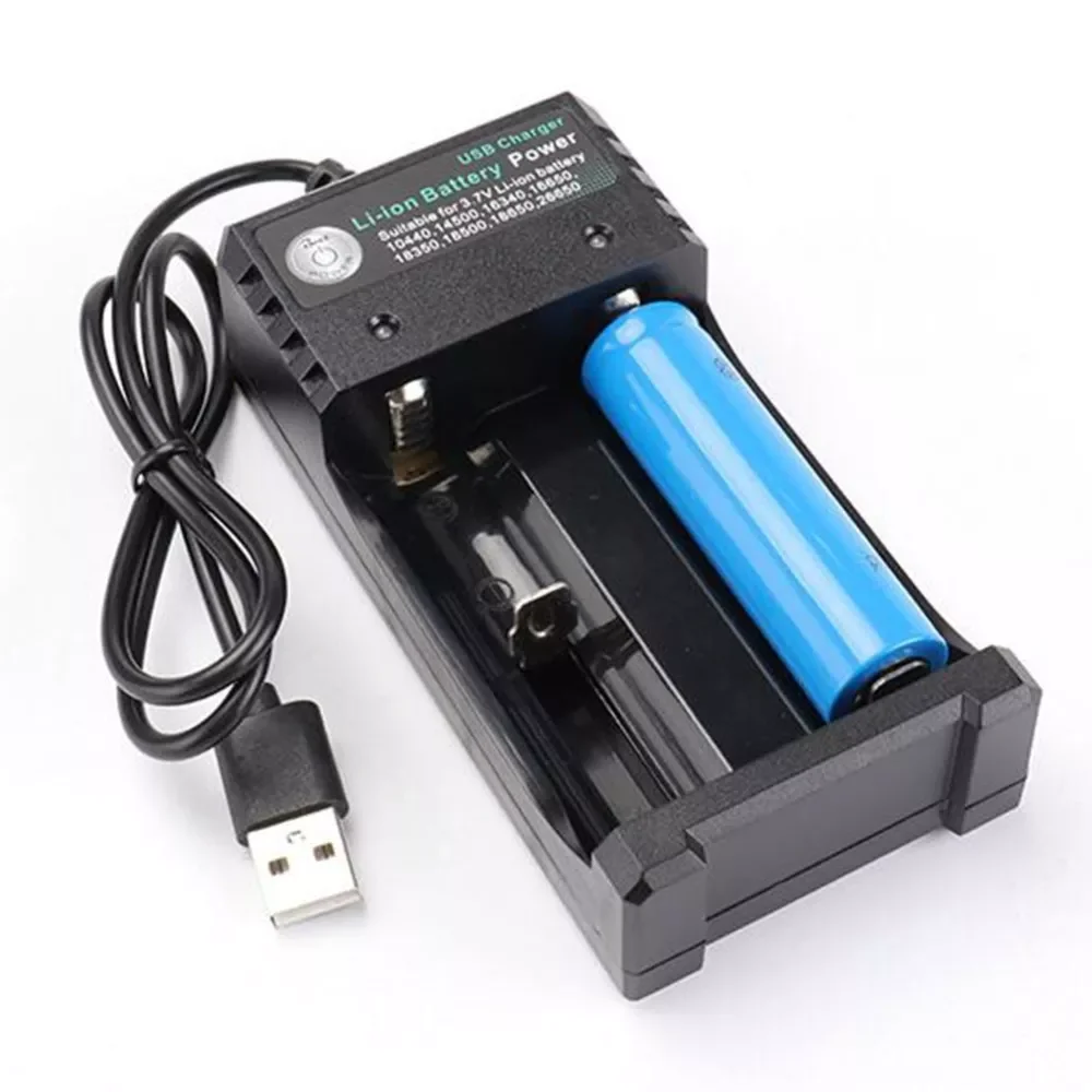 

Universal 18650 Battery Charger Smart 2Slot Li-ion Battery AC Charger Adapter For 18650 18500 16340 14500 26650