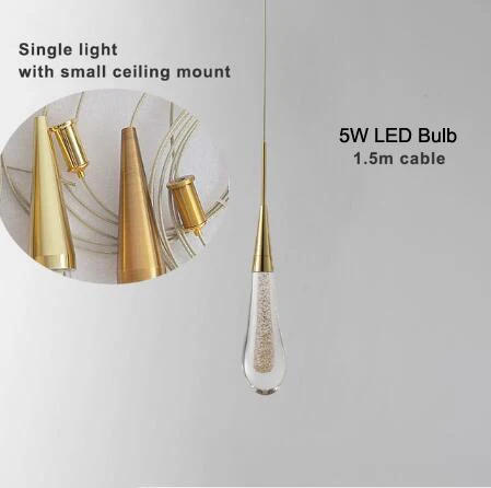 

Хрустальная люстра IWP в форме капли