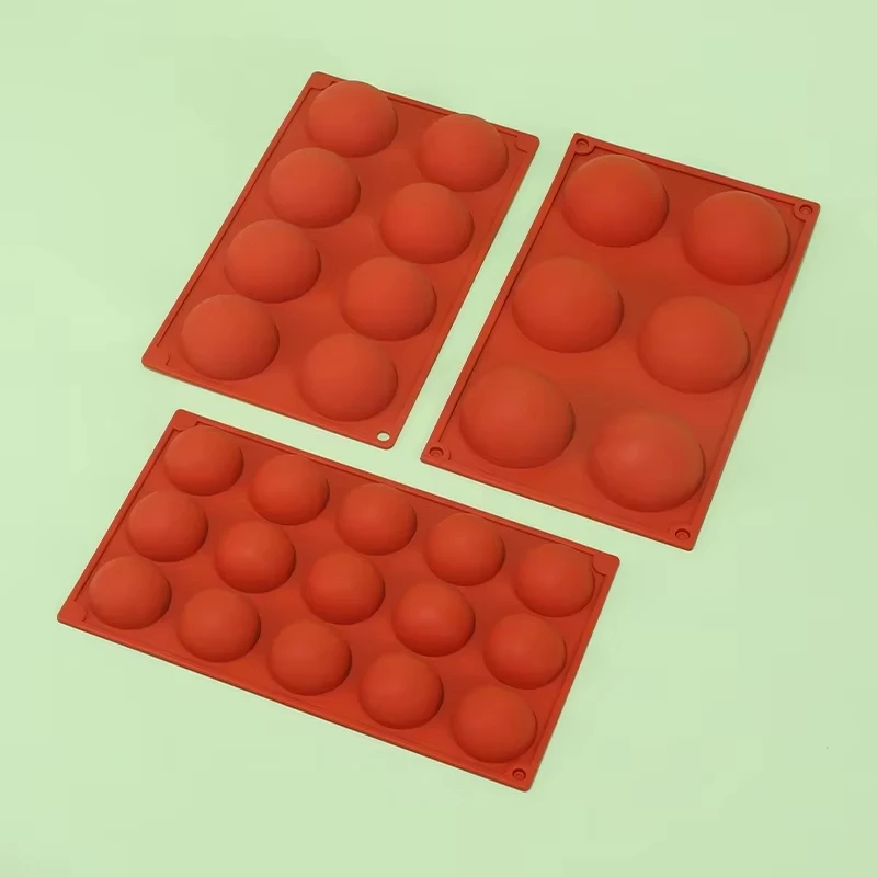 3D мяч круглый полусфера силиконовые формы для DIY выпечки пудинг мусс шоколадный