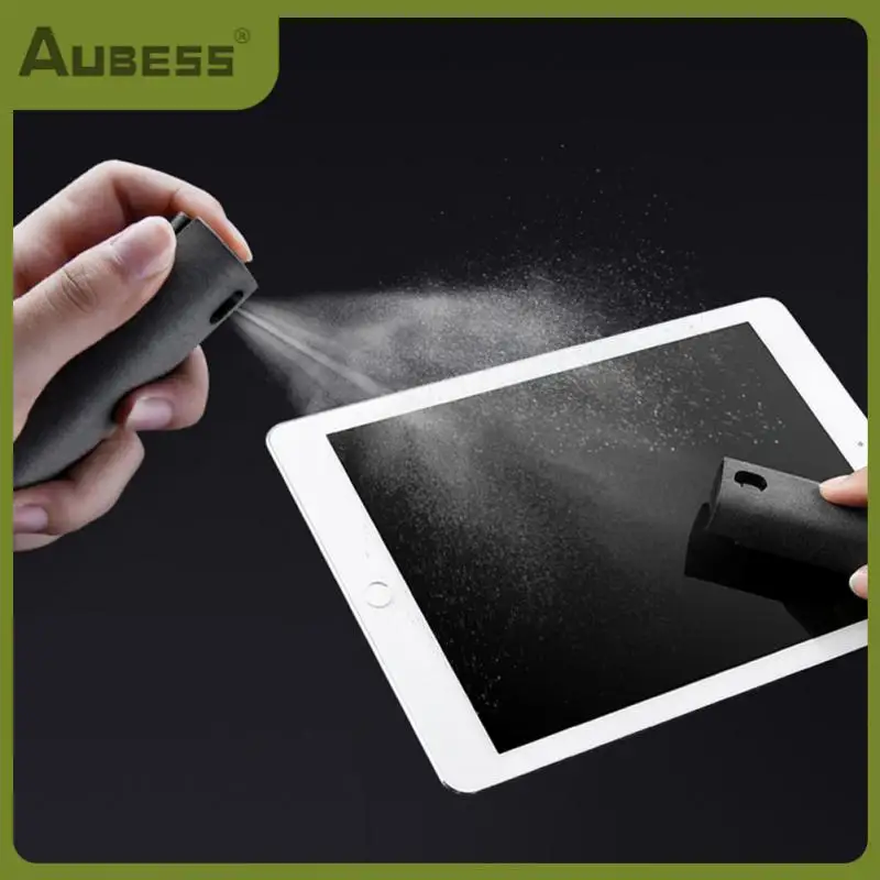 

Mini Phone Clean Screens Spray Computer Screen Cleaner Spray Dust Removal Microfiber Cloth Cleaning Artifact Computer Cleaners