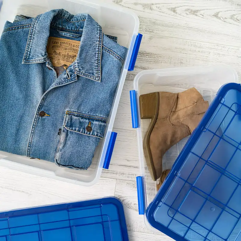 

Heavy Duty, Snap Lock, Modular Stackable "Heavy Duty 16 Quart Modular, Stackable, Clear Plastic Storage Box: WeatherPro™ Gaske