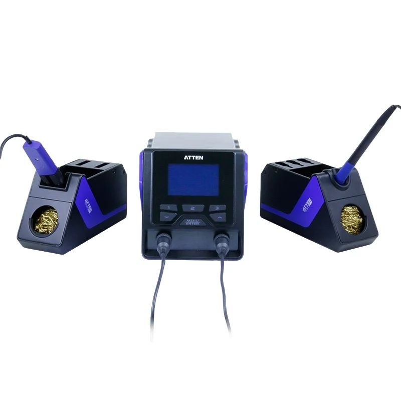 

ATTEN GT-6200 3 In 1 Soldering Station with Soldering Iron & Tweezer Dual Channel 200W Industrial Electronic Maintenance System