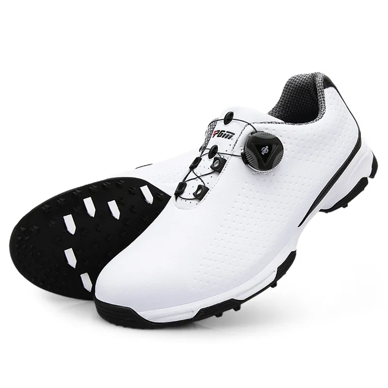 PGM Waterproof Men Golf Shoes Sports Breathable Anti-slip Men's Training Golf Sneakers Designer Shoes Special Spin Tie Golf Shoe