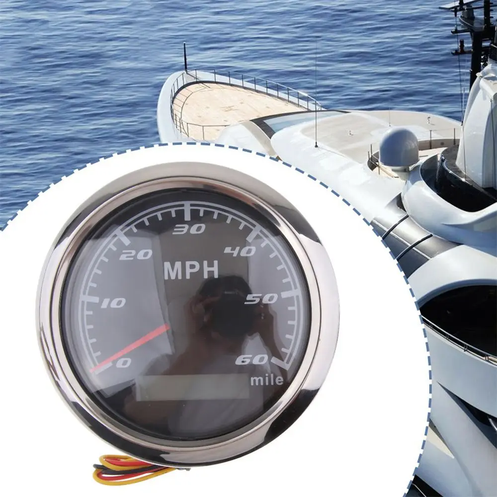 

Водонепроницаемый GPS цифровой хромированный спидометр, одометр, морской