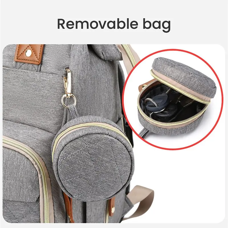 Travel Diaper Bag Backpack for Baby ,Multifunctional Waterproof Portable Baby Bag,Large Capacity Baby Changing Bag