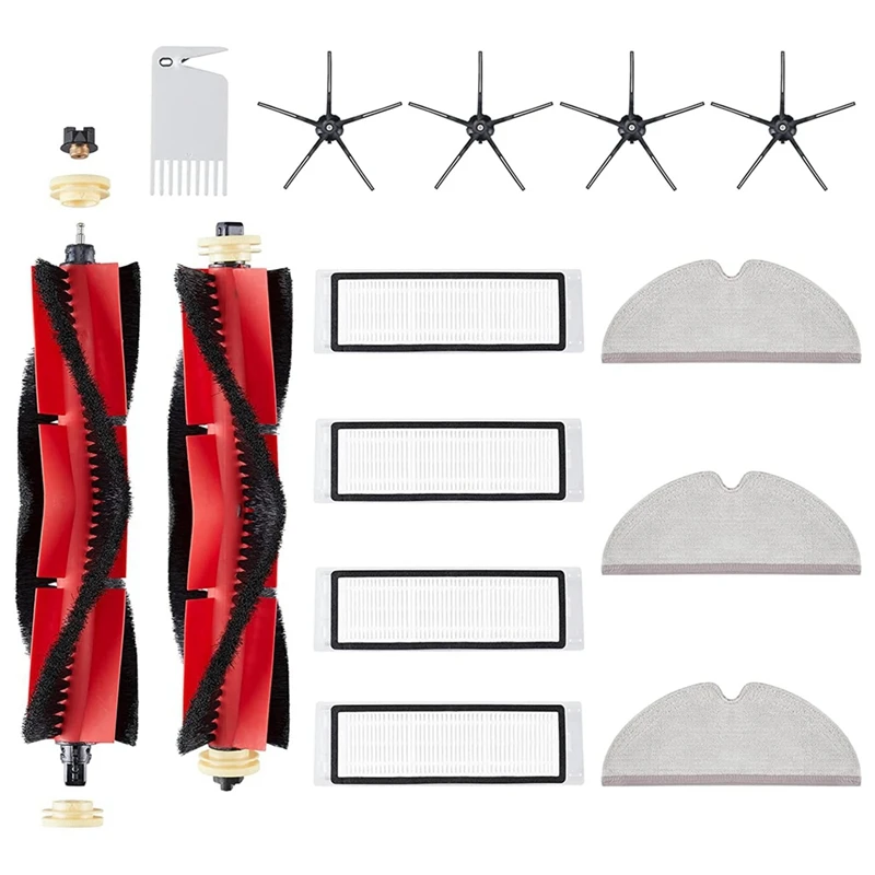 

14 Pcs Accessory Set For Xiaomi Roborock S5 Max S6 Pure S6 Maxv Roborock Vacuum Cleaner Replacement Parts