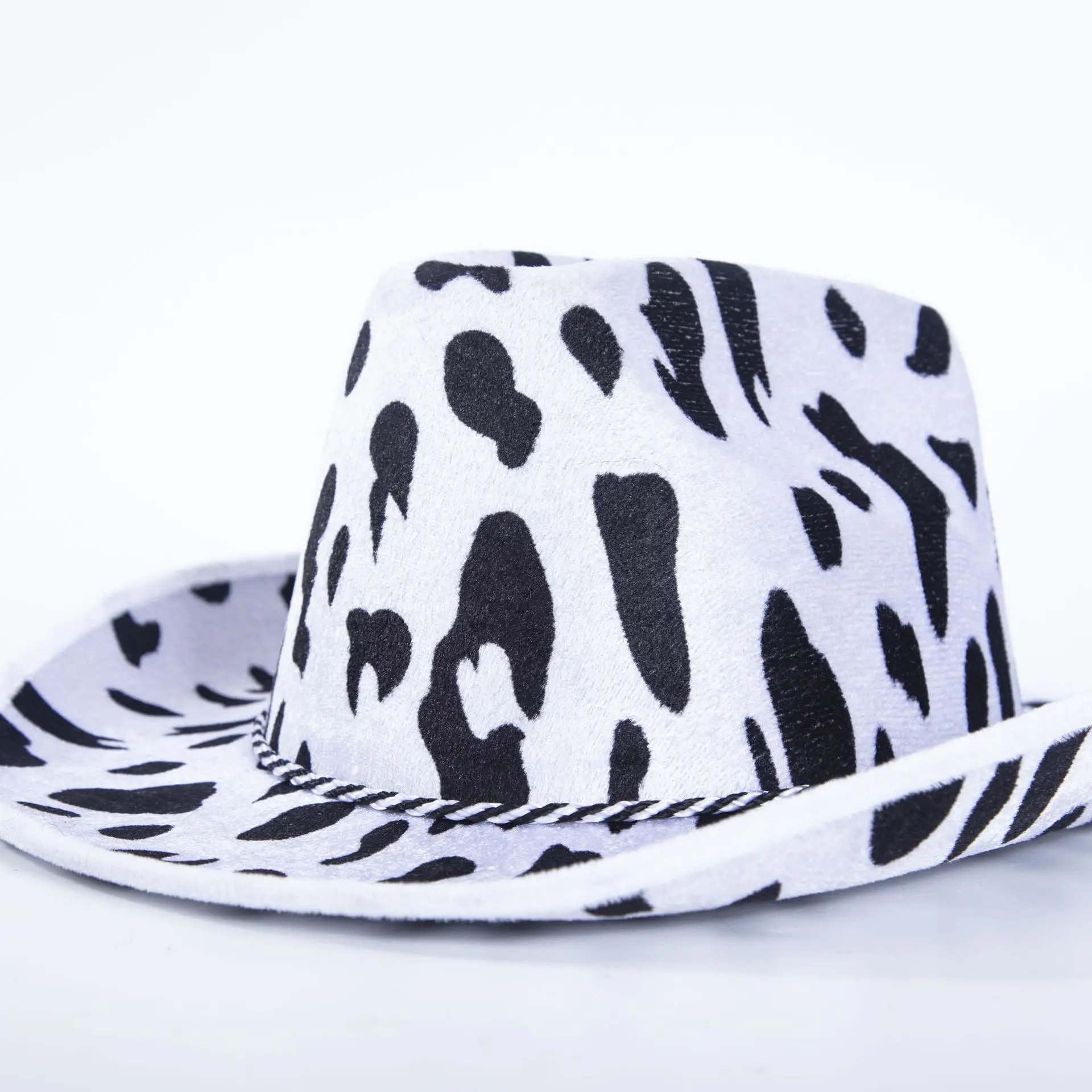 

Большая ковбойская шляпа с коровьим принтом, ковбойская шляпа с коровьим принтом, женская шляпа с большим рисунком, ковбойские шляпы с коровьим принтом, летняя шляпа от солнца, Западная шапка для взрослых