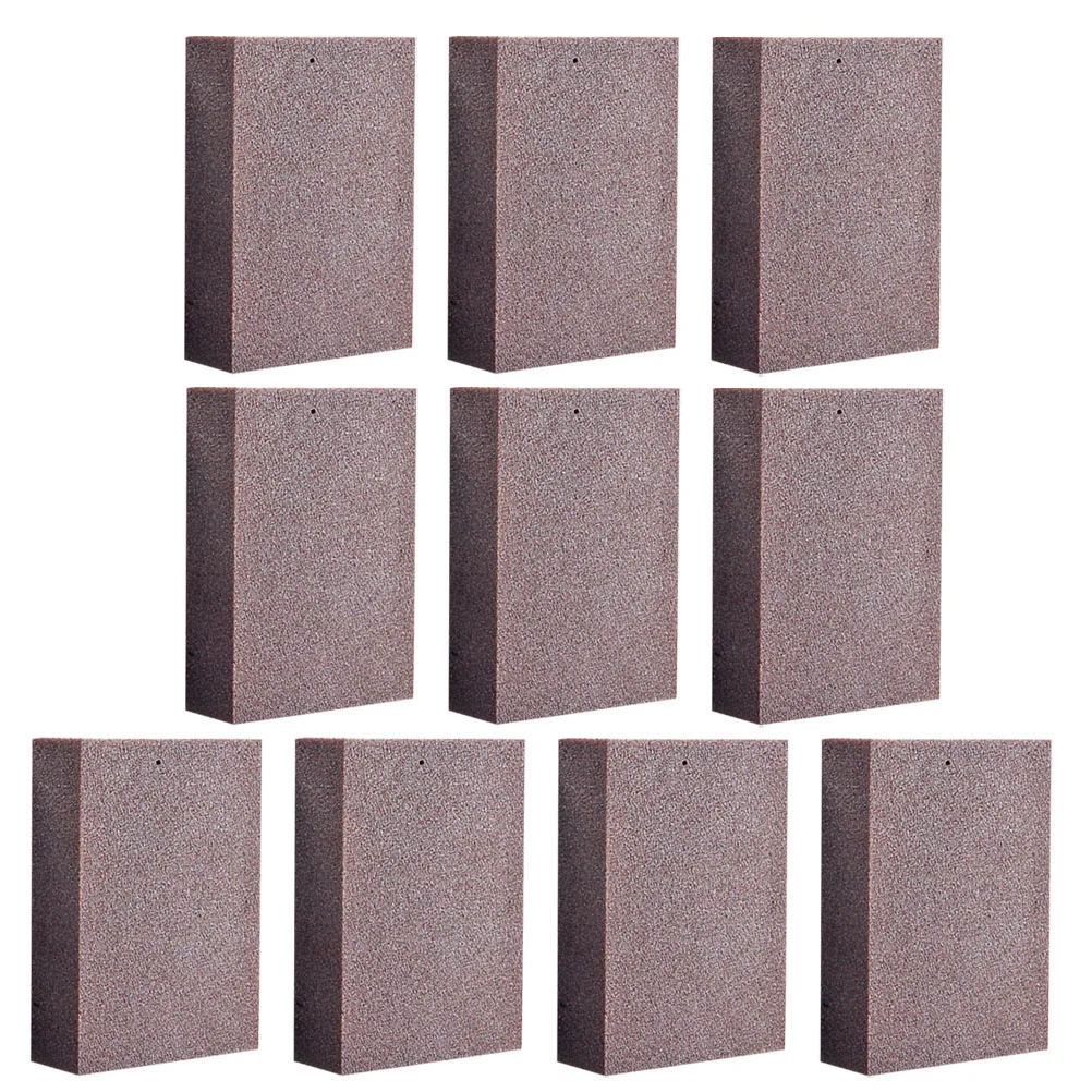 

10Pcs Scrub Sponge Washing Sponge Remove Pot Rust Sponges Dish Cleaning Pads Carborundum Sponge Kitchen Sponge for Pan