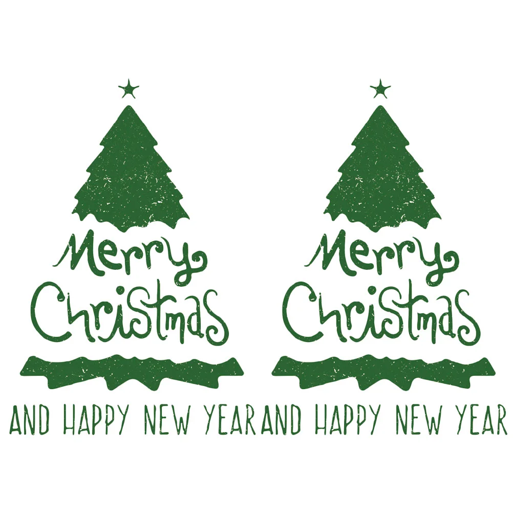 

Christmas Window Stickers Clings Tree Decorations Party Decal Glass Wall Door Stickerdecor Favors Xmas Winter Home Indoor