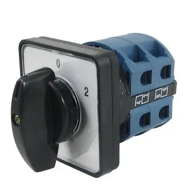 

Переключатель SZW26-25/D202.2 25А 440В/240В 1-0-2 позиции