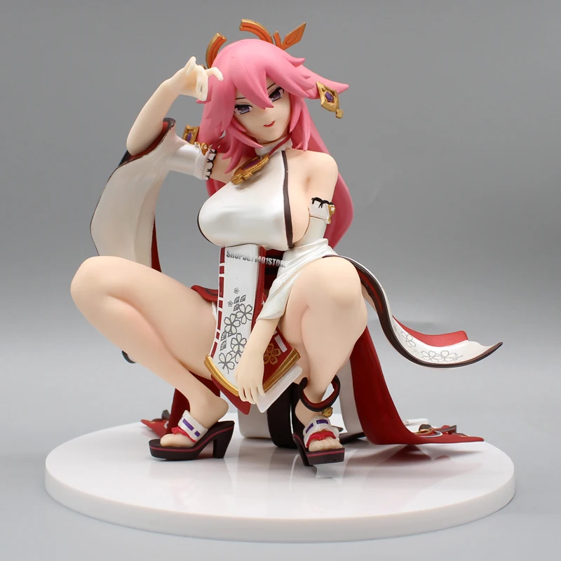 

Фигурка аниме Yae Miko Genshin, фигурка аниме Yae Miko, фигурка из пвх, комикс, коллекционная модель, игрушки, орнамент, кукла, подарки на день рождения
