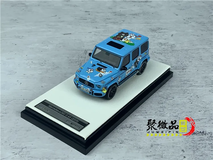 

MH мультфильм картина моторикса коричневый медведь 1:64 новый большой G Mercedes-Benz G63 AMG фотоколлекция декоративный подарок