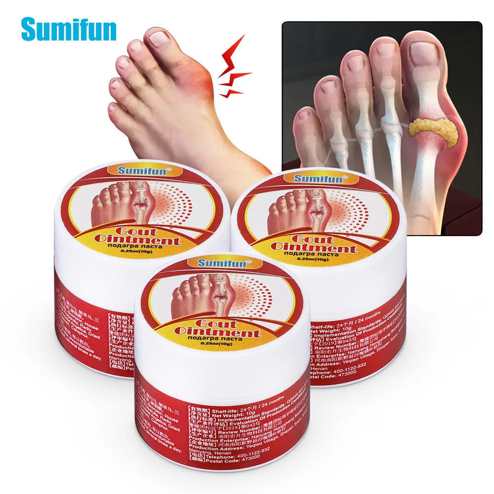 

1/3Pcs Sumifun joint Pain Cream Bunion Pain Relief Ointment Joint Toe Pain Relief Stiffness Inflammation ArchingTreatment Care