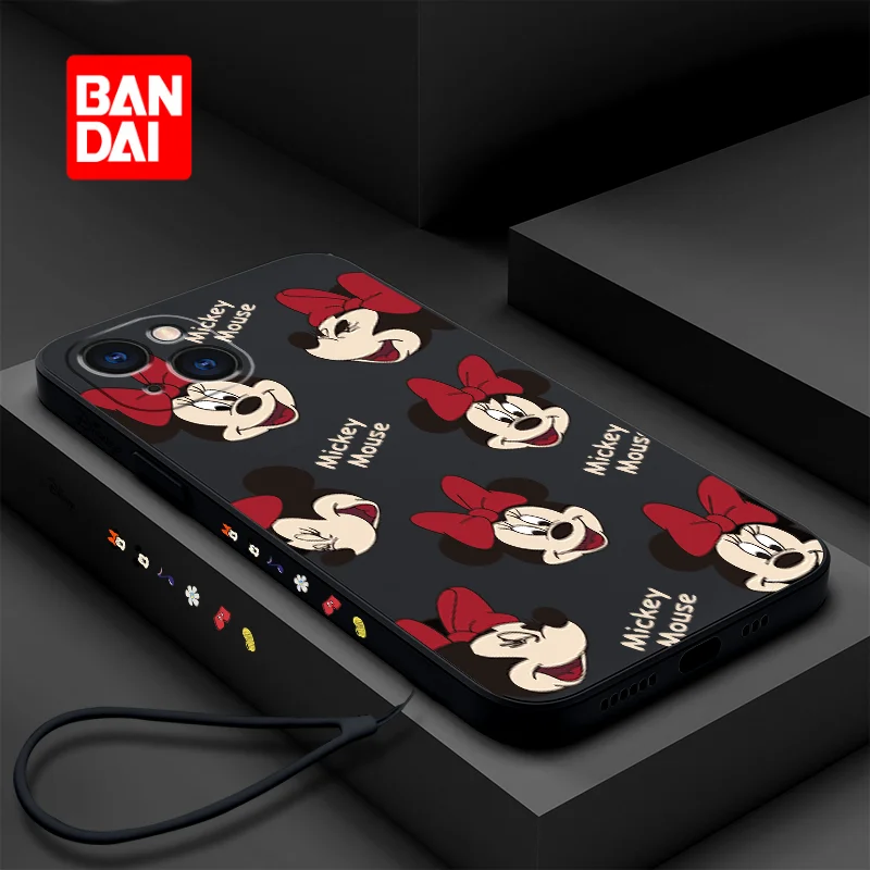 

Bandai Disney Phone Case for iphone 13 13Pro 12 12Pro 11 Pro X XS Max XR 7 8 Plus Cartoon Covers Kawaii Silicone Anti-drop Shell