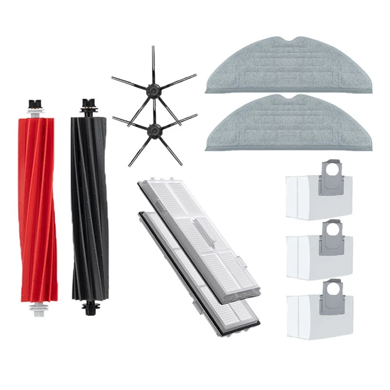 

Запчасти Duoroller для Roborock S8 S8 Pro Ultra S8 +, основная щетка, насадка на швабру, фильтры НЕРА, мешки для пыли, аксессуары