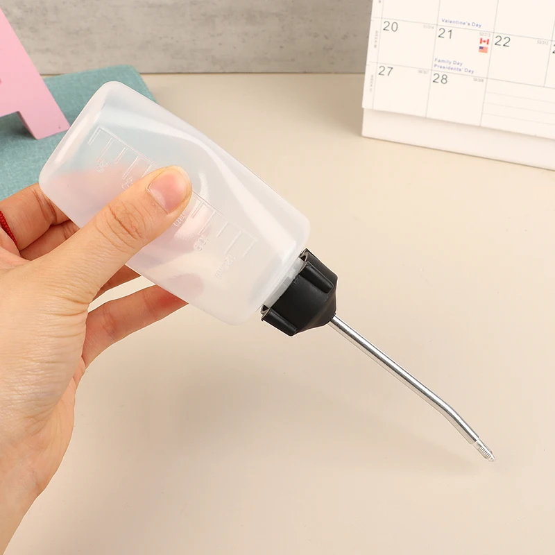 120 мл, масляная бутылка для швейной машины, прозрачная белая электронная бутылка, пластиковая масленка для смазки