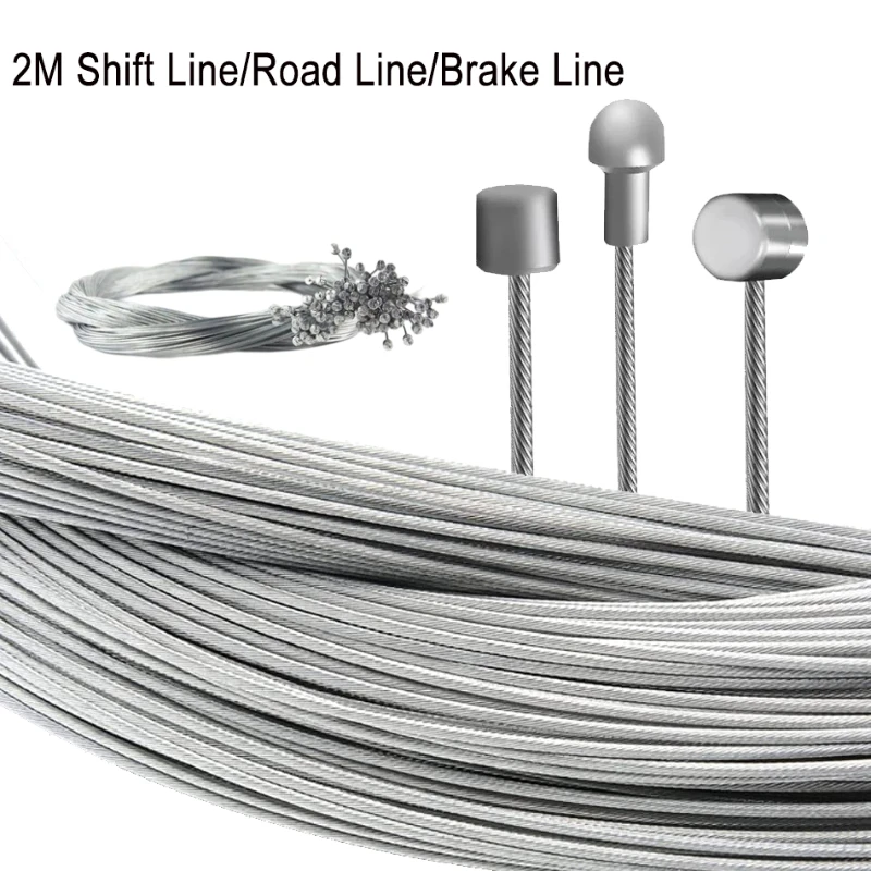 5/10 шт. трос из нержавеющей стали для ручного тормоза 2 м