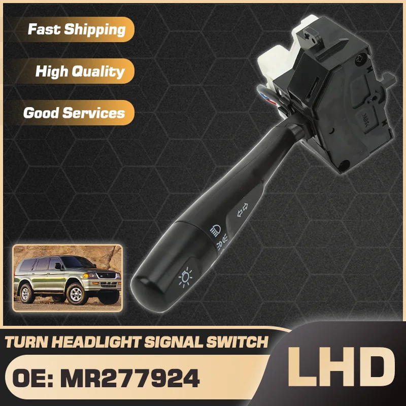 

Автомобильный переключатель поворотников MR277924 для Mitsubishi Pajero Challenger Montero Shogun Strada G-Wagon Nativa 1997-1999 LHD